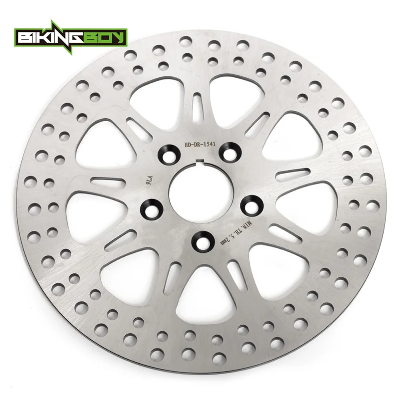 BIKINGBOY For Low Rider FXDL FXRS FXLR Wide Glide FXDWG Super Glide FXD FXR 87 88 89 90 91 92 93 94 95 96 Rear Brake Disc Rotor