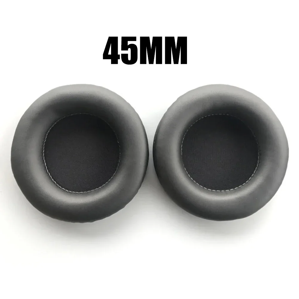 2 PCS/set 45-110mm Replacement Ear Pads Cushion Soft Sponge Memory Foam Wet Soft PU Leather Wrapped Sponge  Headphone Cove