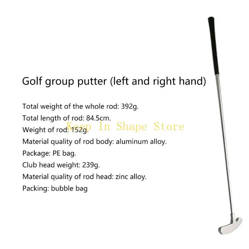 U1JC Detachable Push Rod Putters Zincs Alloys Sport Golf Club for Right/Left Handed