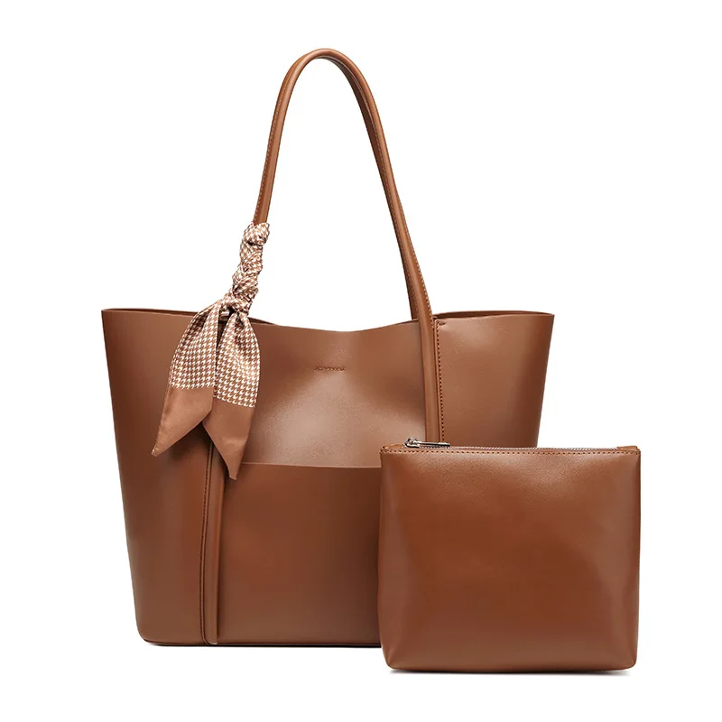 

New tote bag large-capacity light luxury versatile shoulder autumn and winter large work commuter bag