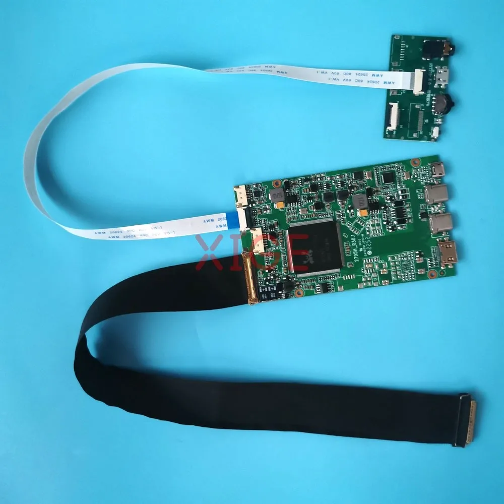 

Для B173ZAN03 B173ZAN01 NE173QUM B173ZAN06 17,3 "4K плата контроллера привода Mini-HDMI TYPE-C 3840*2160 EDP 40-контактный комплект панели ноутбука