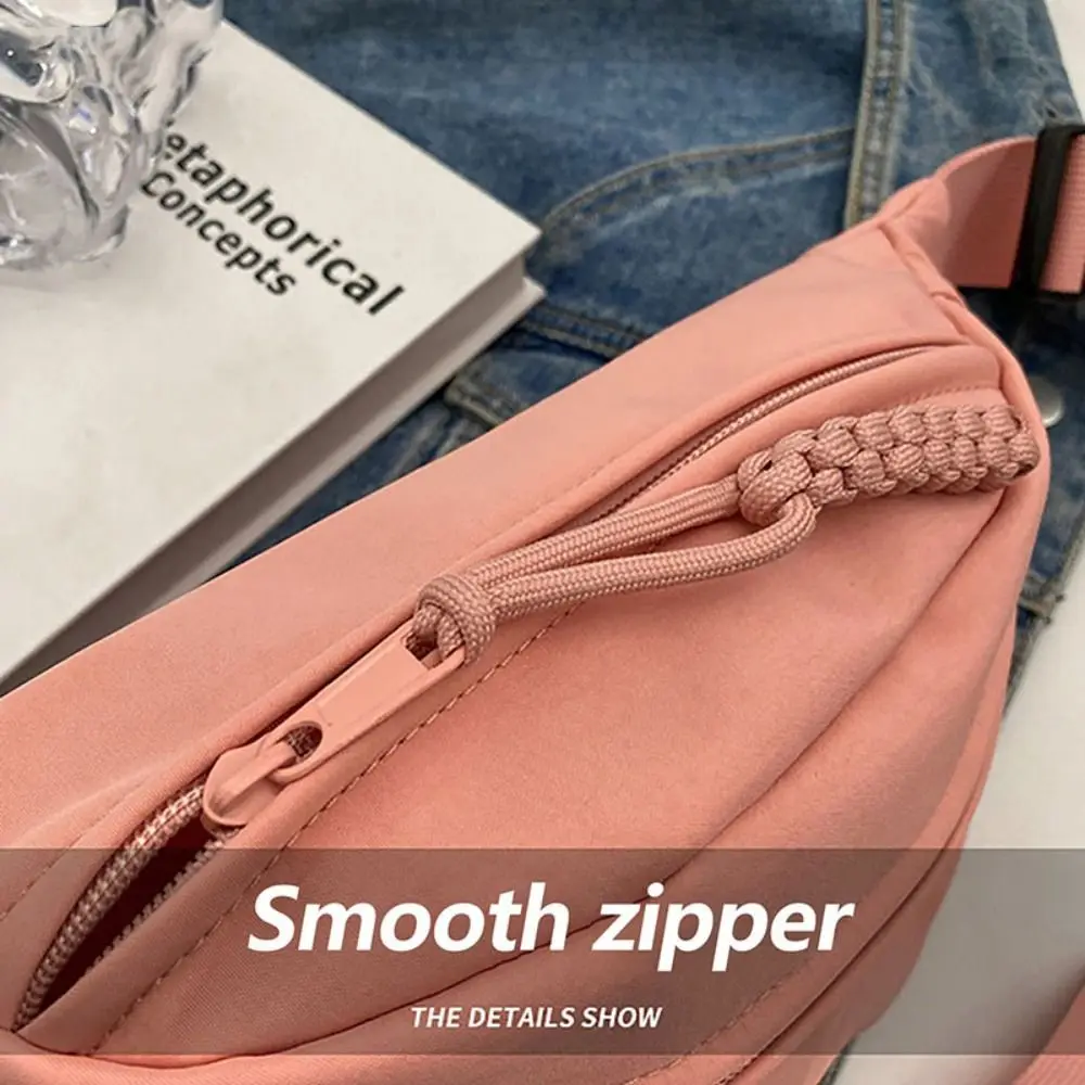 New Half Moon Women's Chest Bag Large Capacity Waterproof Waist Bags Multifunctional Oxford Cloth Running Belt Bags Outdoor