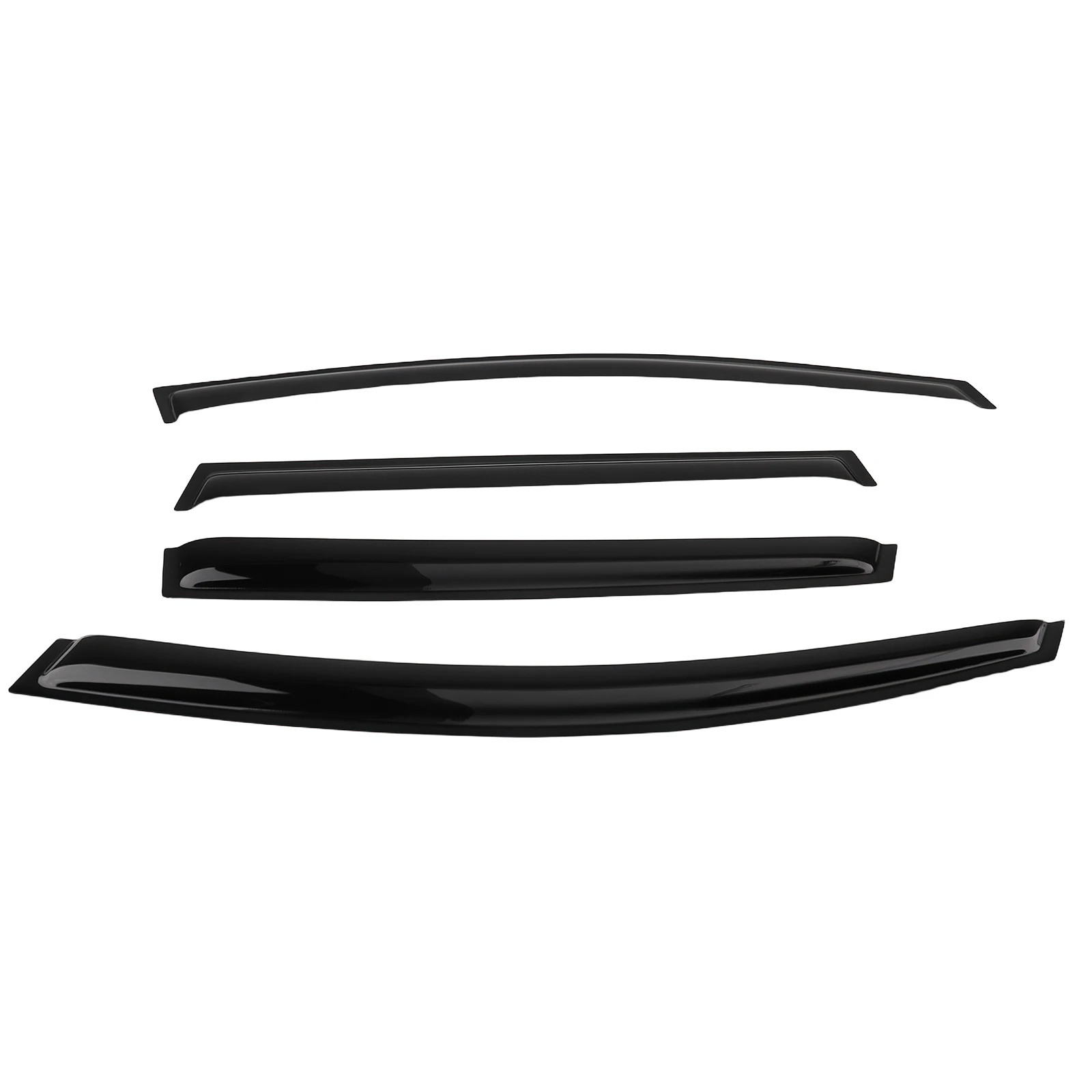 

Window Deflectors for Renault Clio 4 5-Door 2012-2019 9 Hatchback Black Set