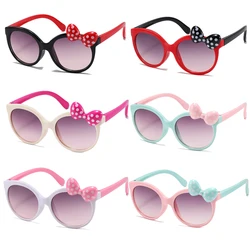 Disney Minnie Mouse Sunglasses Anime Toys Minnie Mouse Glasses Sunglasses Children Sunshades Ultraviolet-proof Glasses Girl Gift