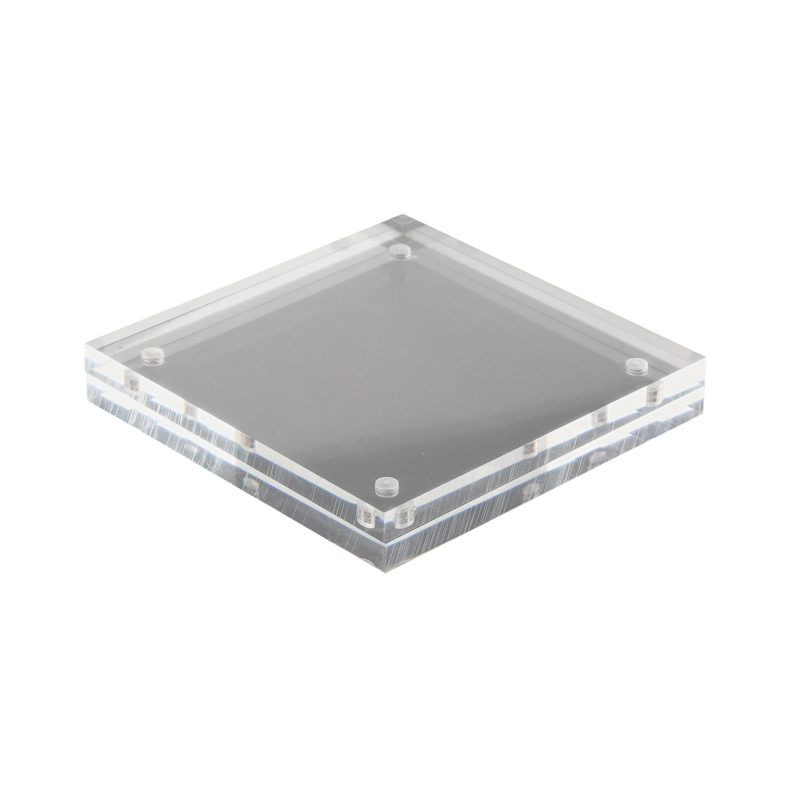 Transparent Acrylic Photo Frame Magnetic Poster Display Stand Thick Display Stand Office Desktop Ornament 10+10mm