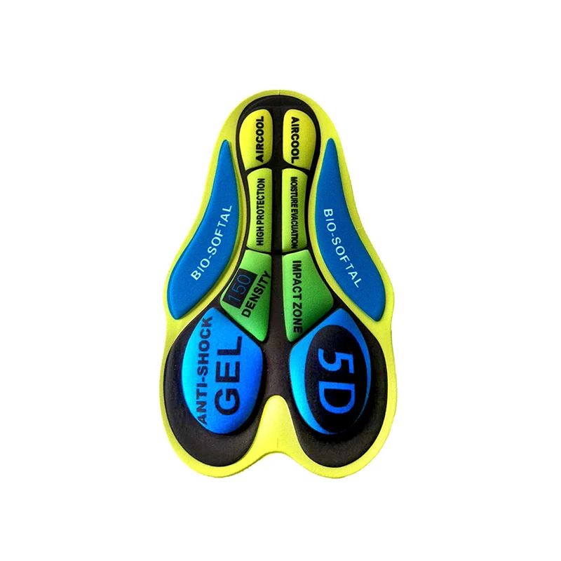 3D Silicone Cycling Shorts Cushion Elastic Shockproof Bike Riding Base Pads