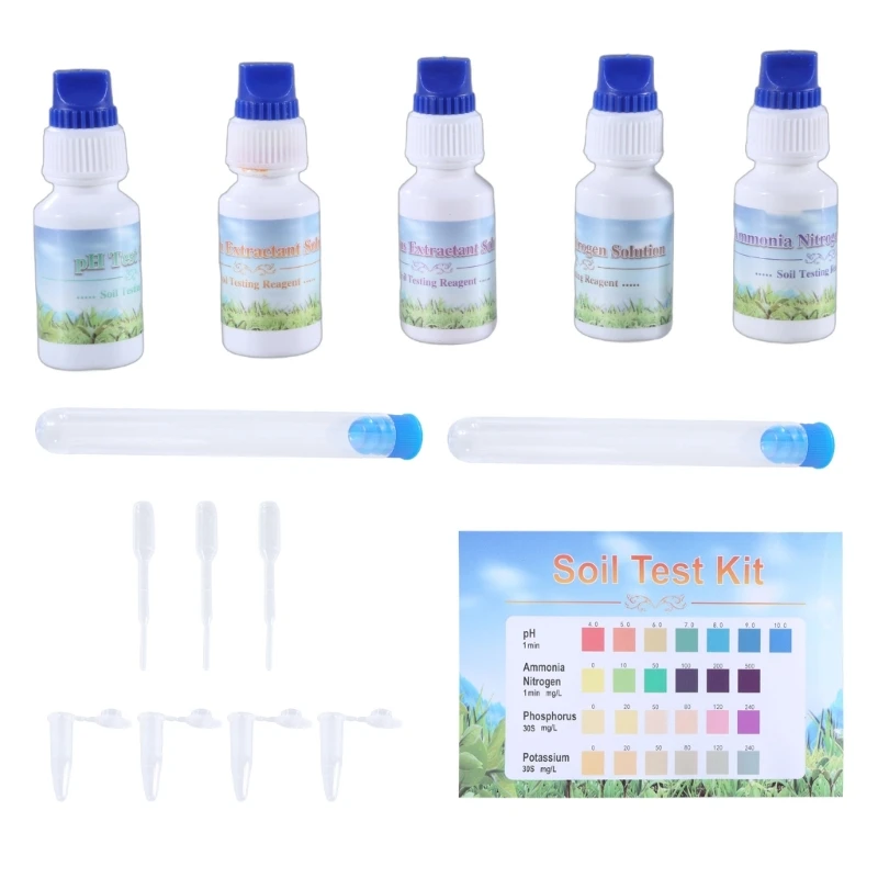 Measurement Of Soil Fertility Soil Test Liquid Solution Soil Phosphorus Potassium Nitrogen Measuring