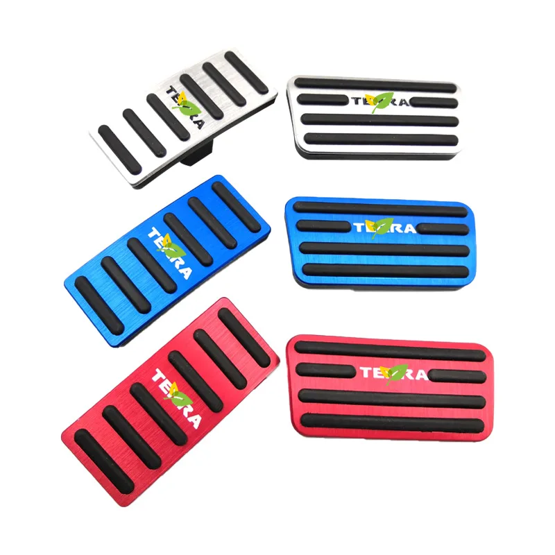 تصفيف السيارة الفولاذ المقاوم للصدأ اكسسوارات السيارات الديكور دواسة لنيسان تيرا ترقية السيارات اكسسوارات السيارات #3