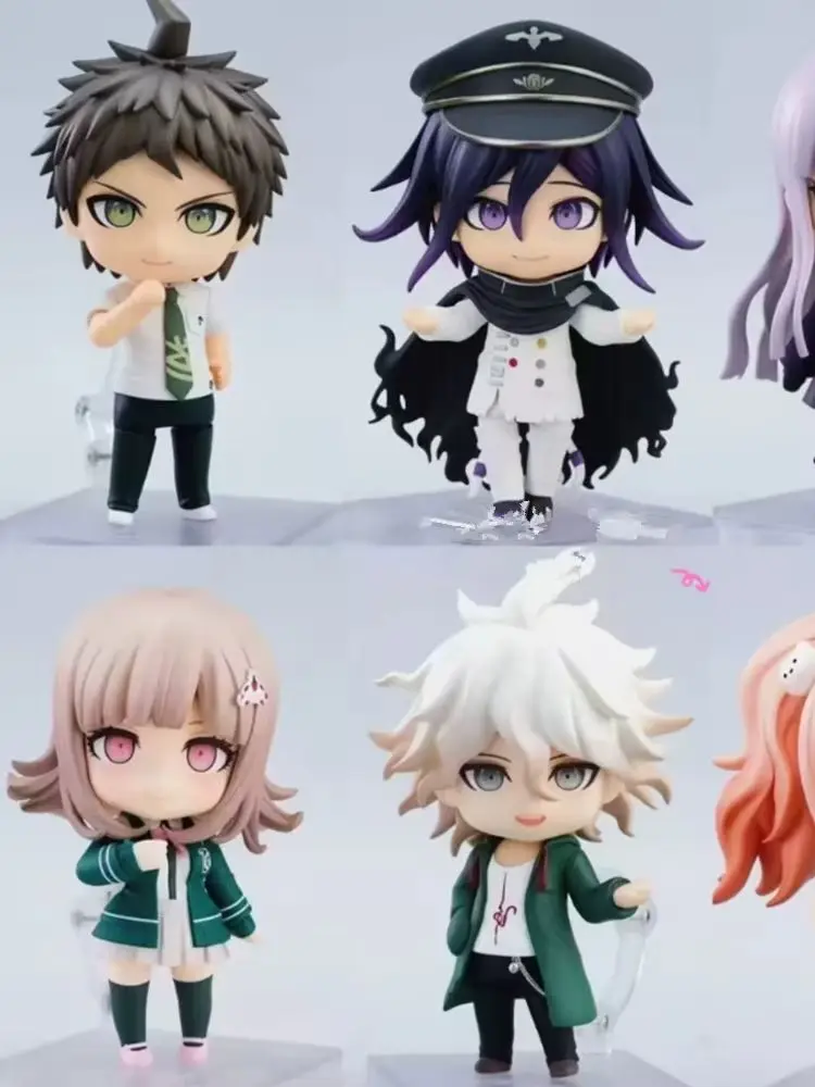Figurka kolekcjonerska anime w wersji Q: Danganronpa, Nanami Chiaki, Kirigiri Kyouko, Enoshima Junko, Komaeda Nagito, Ouma Kokichi — 2