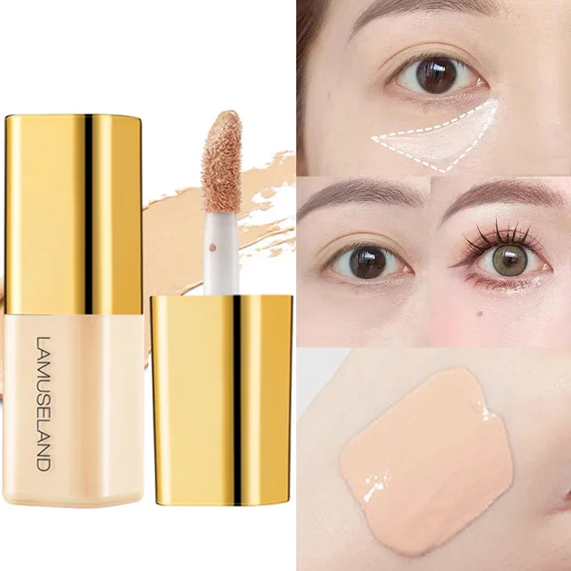 Mini Liquid Concealer Foundation 4 Colors Waterproof Full Coverage Acne Spot Dark Circles Contour Concealer Face Makeup Cosmetic