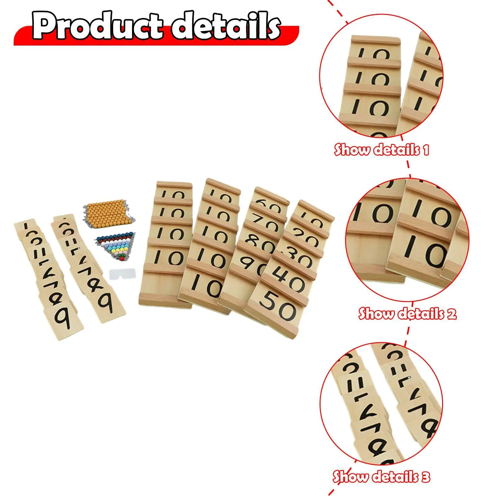 Materiali giocattolo matematico Gioco interattivo Coordinazione occhio-mano della prima infanzia Giocattolo di conteggio per ragazzi e ragazze dai 3 anni in su Regalo di festa