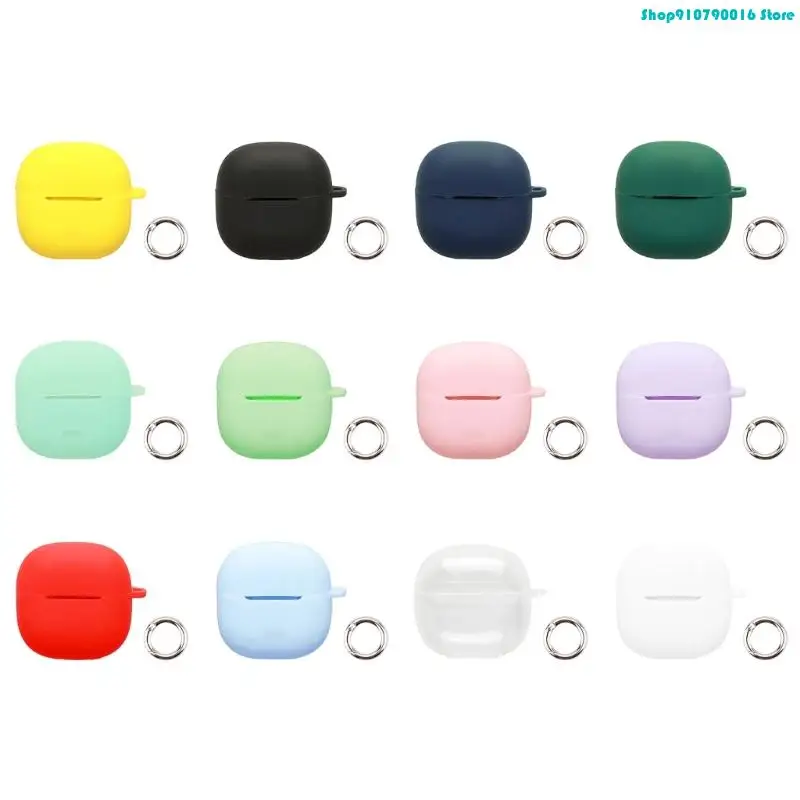 Custodia In TPU Trasparente Sfumato Per Redmi Buds 8 Lite – Con Cordino Anti-smarrimento, Viola, Protezione Antiurto