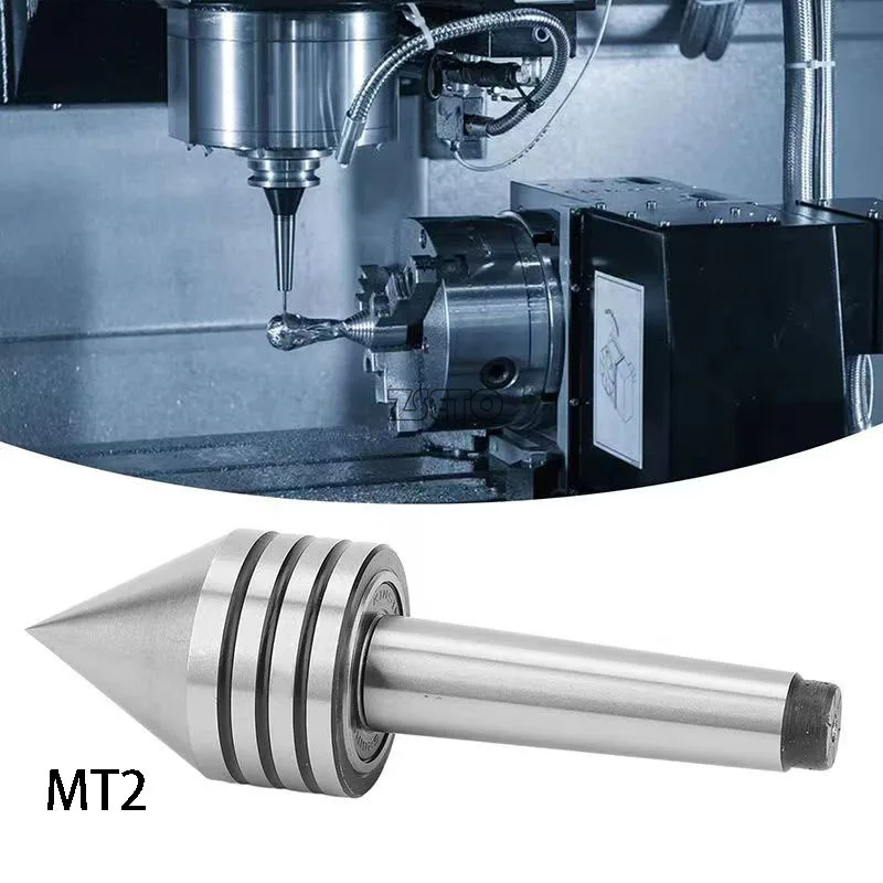 

MT2 Precision Live Revolving Center Medium Lathe Machine Tool Accessory Taper Bearing For Lathe Turning Tool