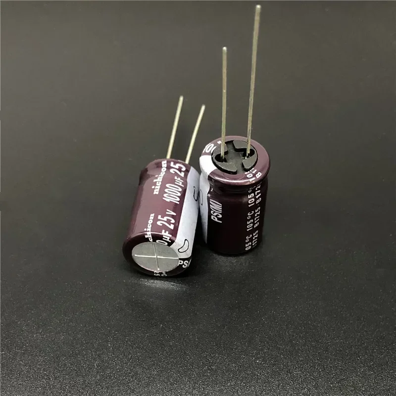 5 قطعة NICHICON PS سلسلة 12.5x20 مللي متر مقاومة منخفضة 25V1000uF الألومنيوم مُكثَّف كهربائيًا #2