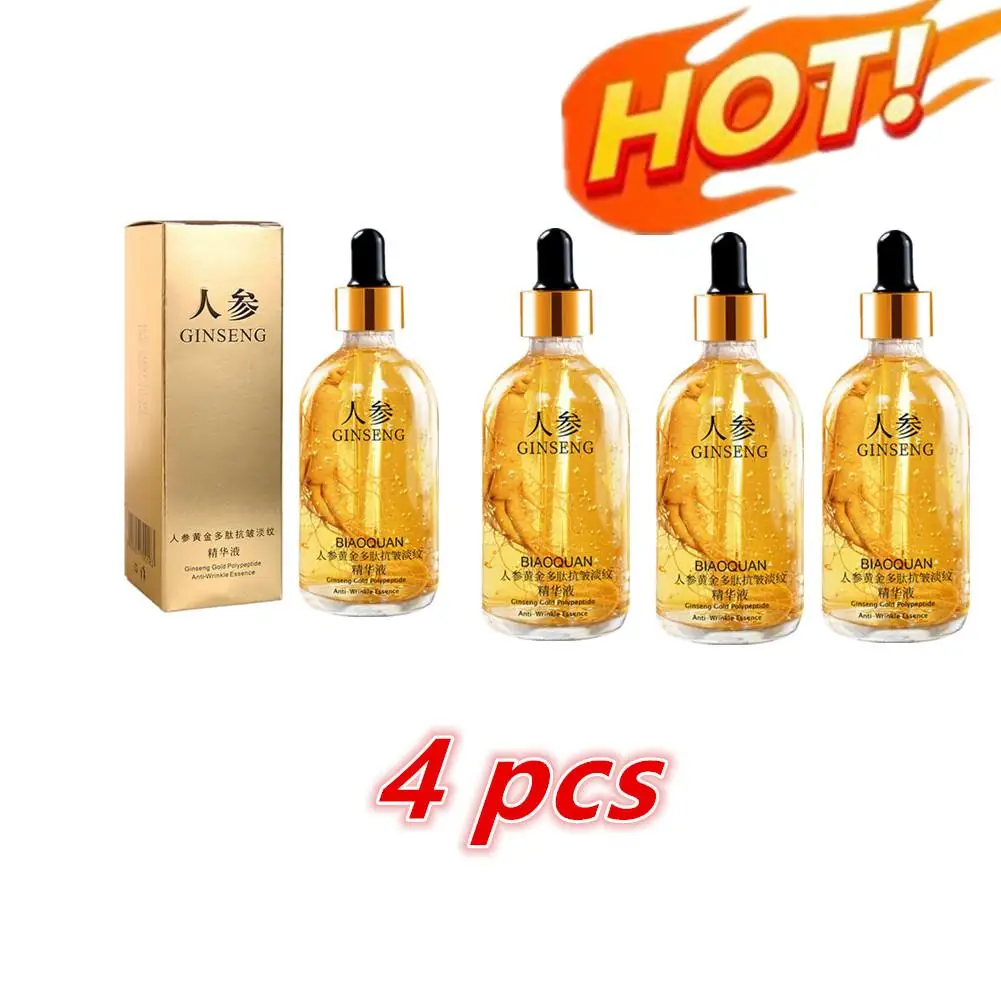 4 Pcs 24k Gold Hyaluronic Acid Nicotinamide Face Serum Anti Aging Facial Lifting Collagen Essence Skin Care Whitening Serum