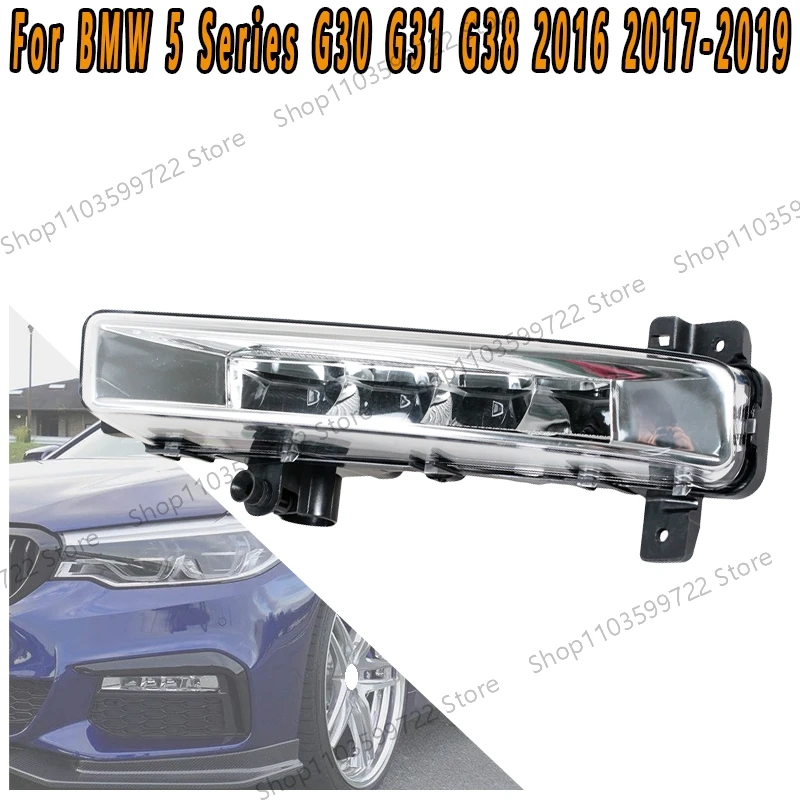 

For BMW 5 Series G30 G31 G38 520i 530i 540i 2016-2019 Front Bumper Lights LED Fog Lights Daytime Running Lights Sports Lights