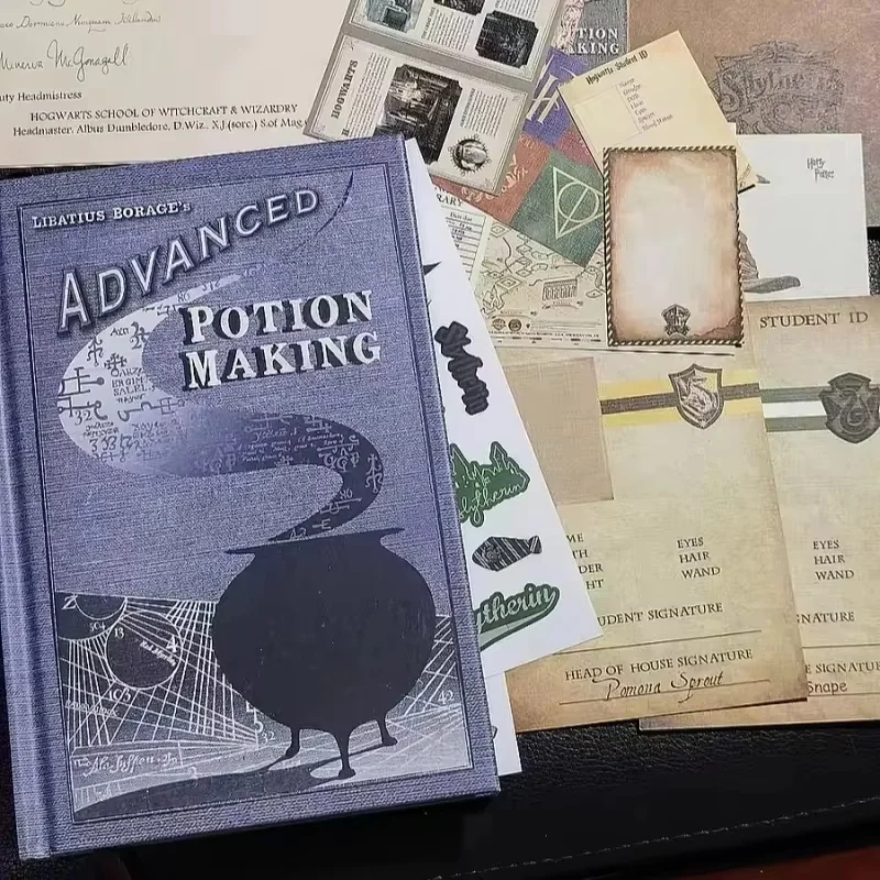 New Harries Potters Potion Book A5 Notebook Advanced Potion-Making Movie Peripheral Diary Harries Fan Gift Student Kids Statione