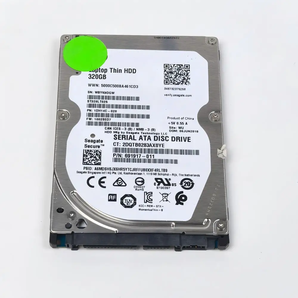Original Hard-Disk Drive HDD for HP Samsung Xerox Printer Copies 250G 320G 500G No Bracket Needs Firmware Update By Yourself