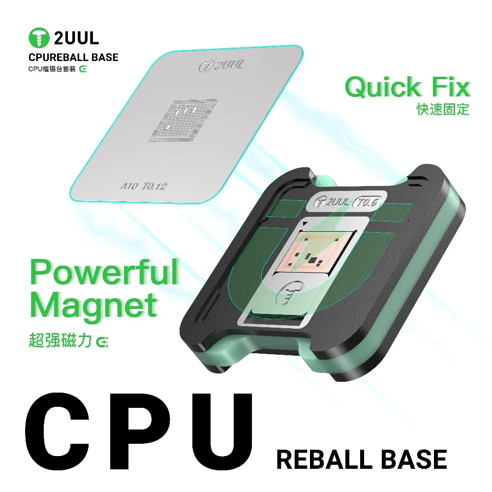 2UUL BH16 NAND Reballing Base Magnetic Dual-Sided BGA Repair Station 4