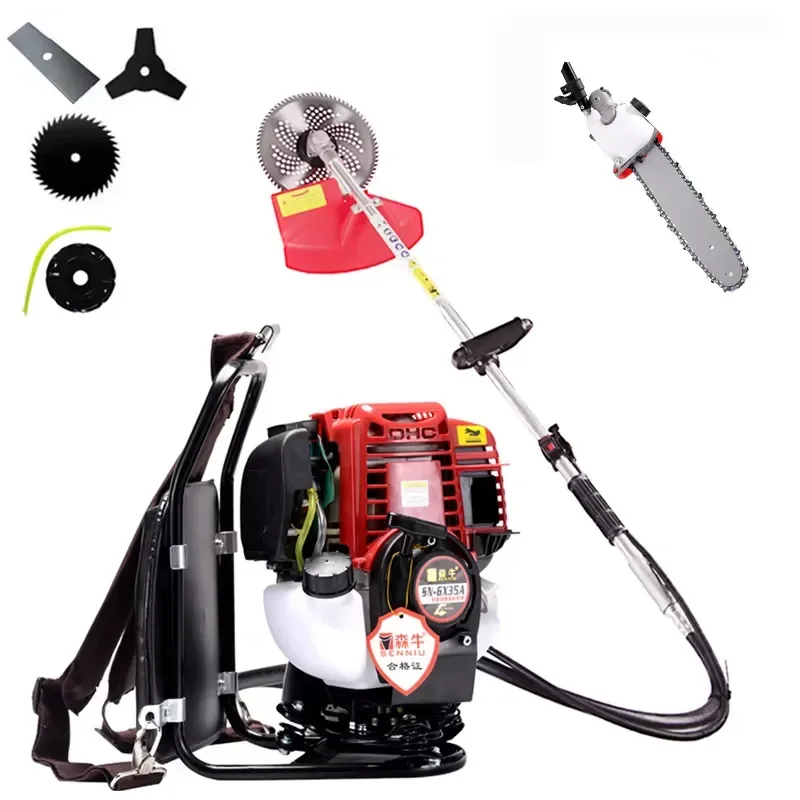 Long-pole hedge trimmer, four-stroke lawn mower, lawn mower, high-quality four-stroke brush cutter, lawn