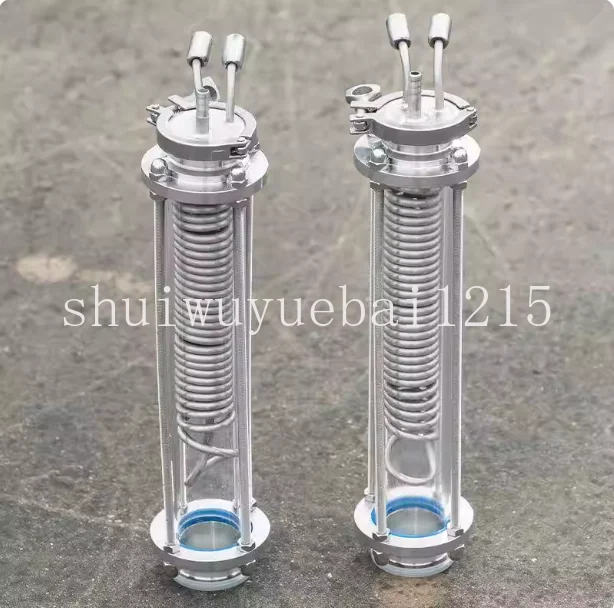 Stainless steel glass coil coil condenser brewing cooler size can be changed
