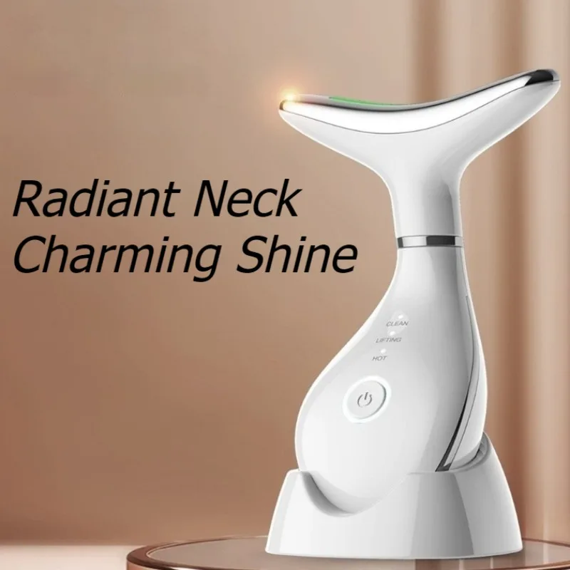 امرأة الرقبة مدلك المهنية جهاز الجمال شد الجلد المحمولة الرقبة التجاعيد مدلك الرقبة رفع أجهزة التجميل #2