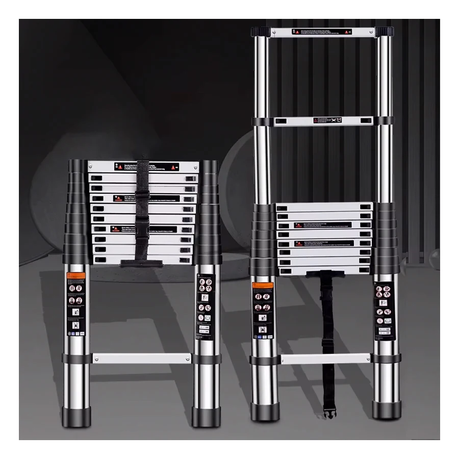 

Оптовая утолщенная алюминиевая телескопическая лестница, многофункциональные выдвижные складные лестницы, портативные удлинительные подъемные лестницы