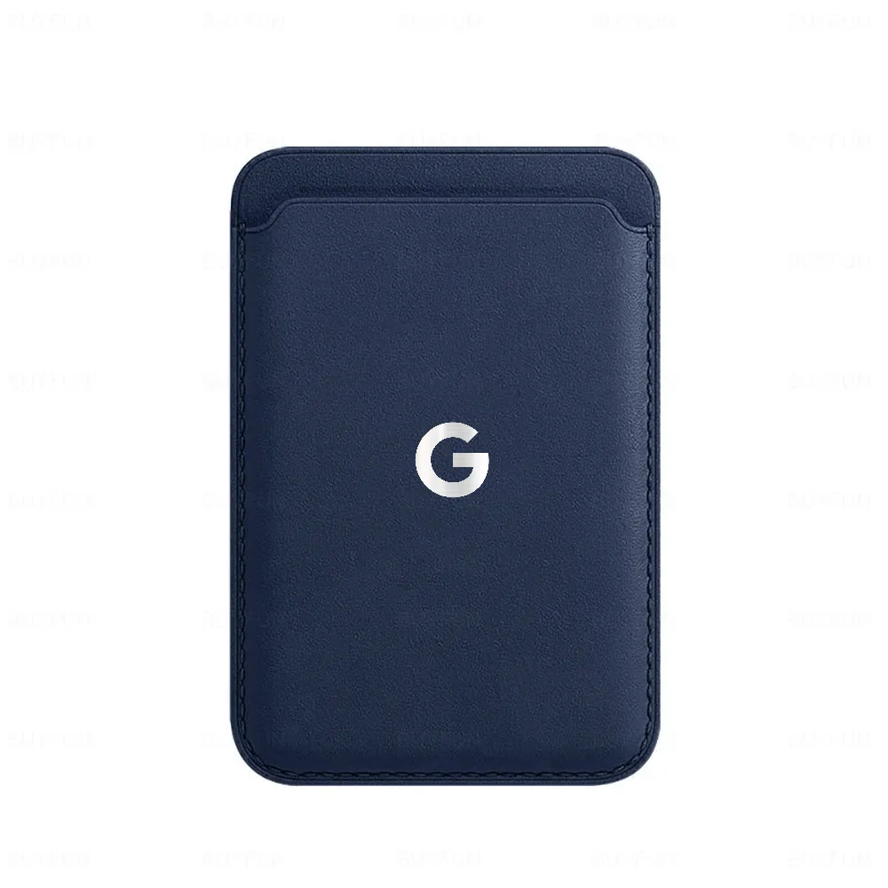 Originele PU Lederen Sterke Magnetische Kaarthouder voor Google Pixel 11 10A 8 7 Pro XL voor Magsafe Slanke Creditcardhouder
