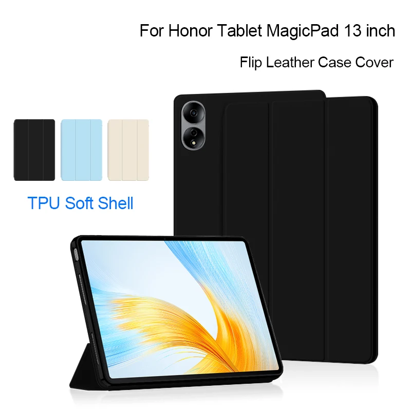 Smart Case For Honor Tablet MagicPad 13 inch Protective Cover Case For MagicPad 13 GDI-W09D Flip Tablet Case With Auto Wake UP