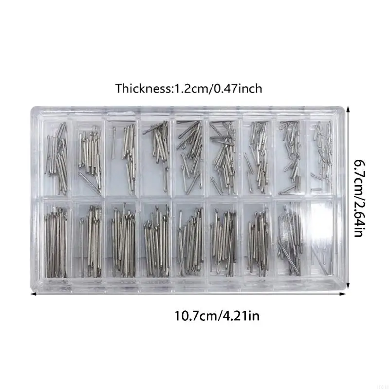 HX6C 270 ชิ้นสายนาฬิกา Pins Link Removal ชุดเครื่องมือนาฬิกาสปริงบาร์ Pin Remover