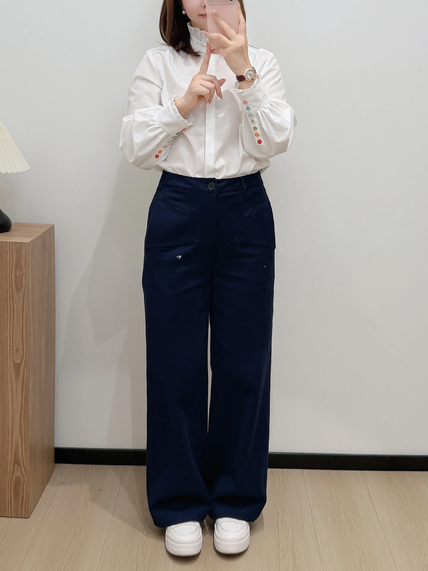 

High Density Straight Leg Jeans Slimming Effect Pear Shape Body Close Eye Entry Spring Summer Casual Women's Pants