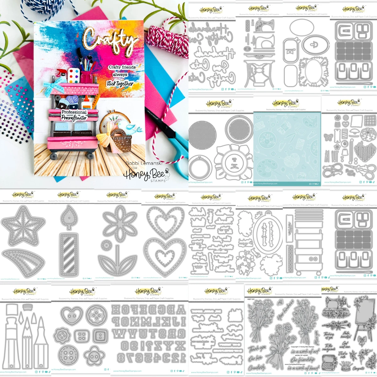 في غرز: نحلة - طوابع العسل 2025 قوالب القطع المعدنية الجديدة DIY بها بنفسك صانع الحرف اليدوية ألبوم الصور قالب اليدوية #1