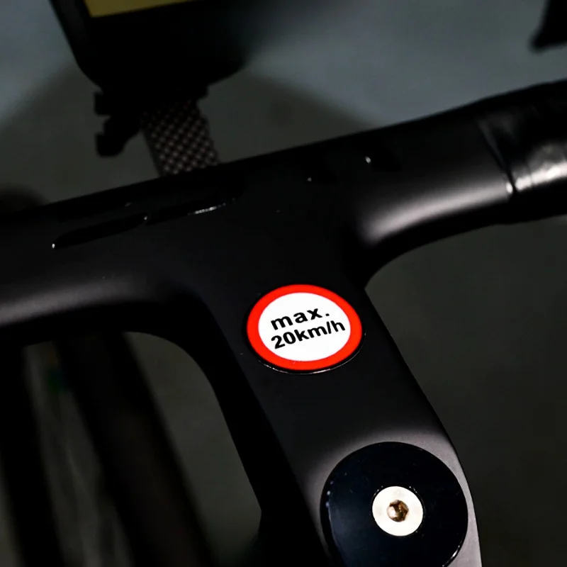 Clear Speed Limit Sticker Pack Waterproof Vinyl Decals Markers For E-Bikes Kids Bikes Warehouse Carts,4PCS/SET