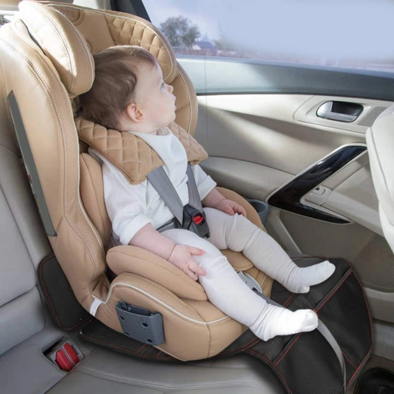 Universal Child Safety Seat Anti-Slip Anti-Scratch Mat Pads Waterproof Car Seat Protective Cover for-Baby Kid Protection