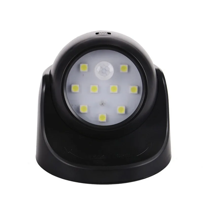 Faretto a LED a batteria PIR Motion Sensor Light lampada da parete a infrarossi Wireless Home Indoor Outdoor Detector luce di sicurezza