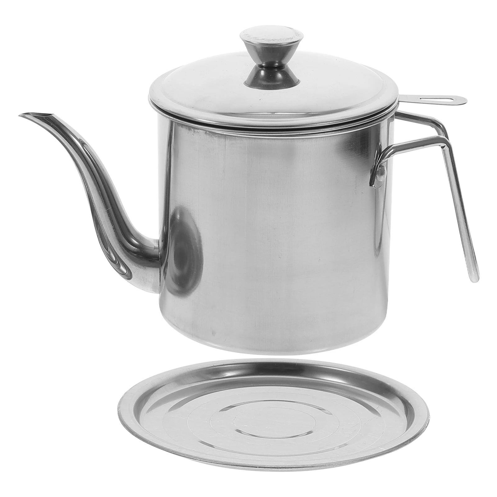 

Stainless Steel Oil Container Large Capacity Leakproof Grease Pot with Strainer Kitchen Cooking Bacon Grease Holder for Home