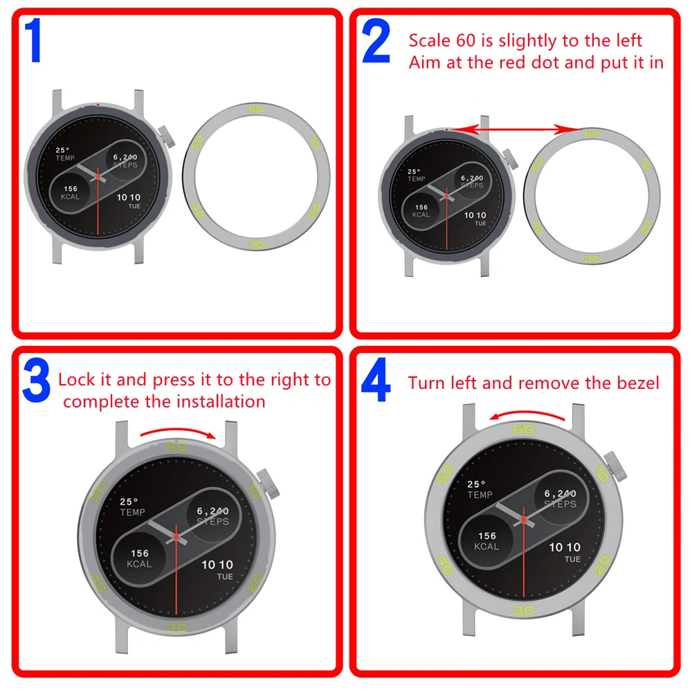 

Безель для CMF Watch Pro2, металлическая замена кольца для часов, чехол для часов, аксессуары, пленка из закаленного стекла