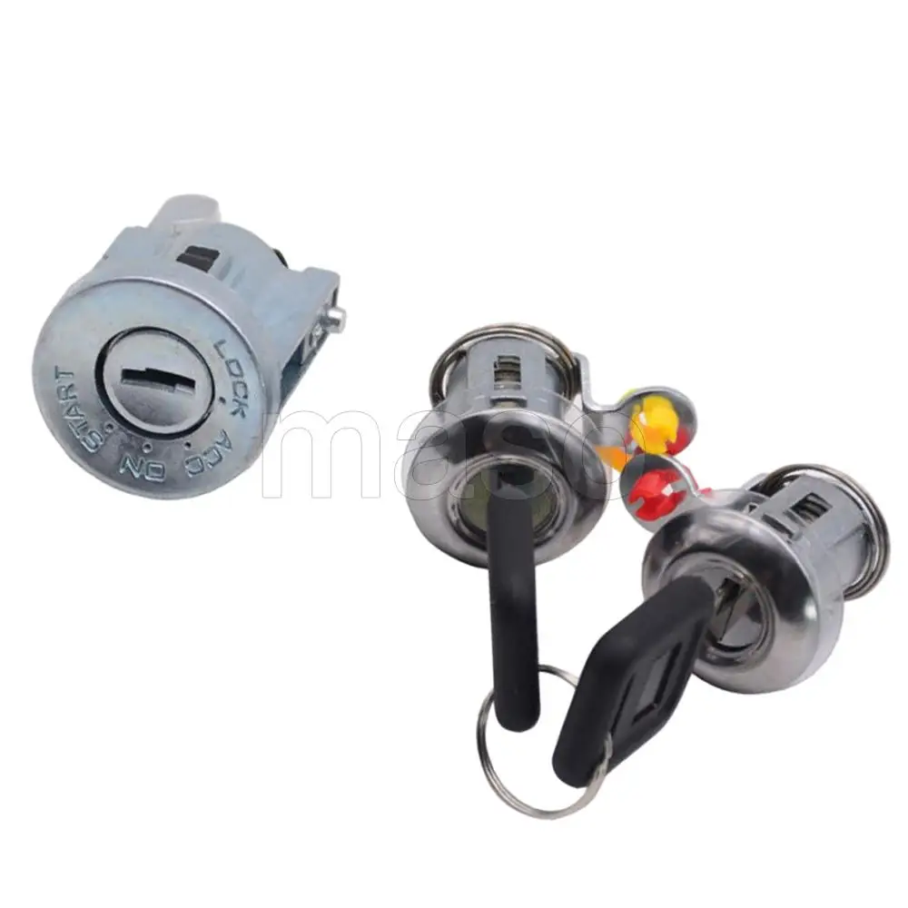 

Ignition Cylinder Door Lock Key Set 897035-2930 8-97035293-0 8970352930 With 2 Keys for Isuzu NPR NQR NKR ELF 1994–2007