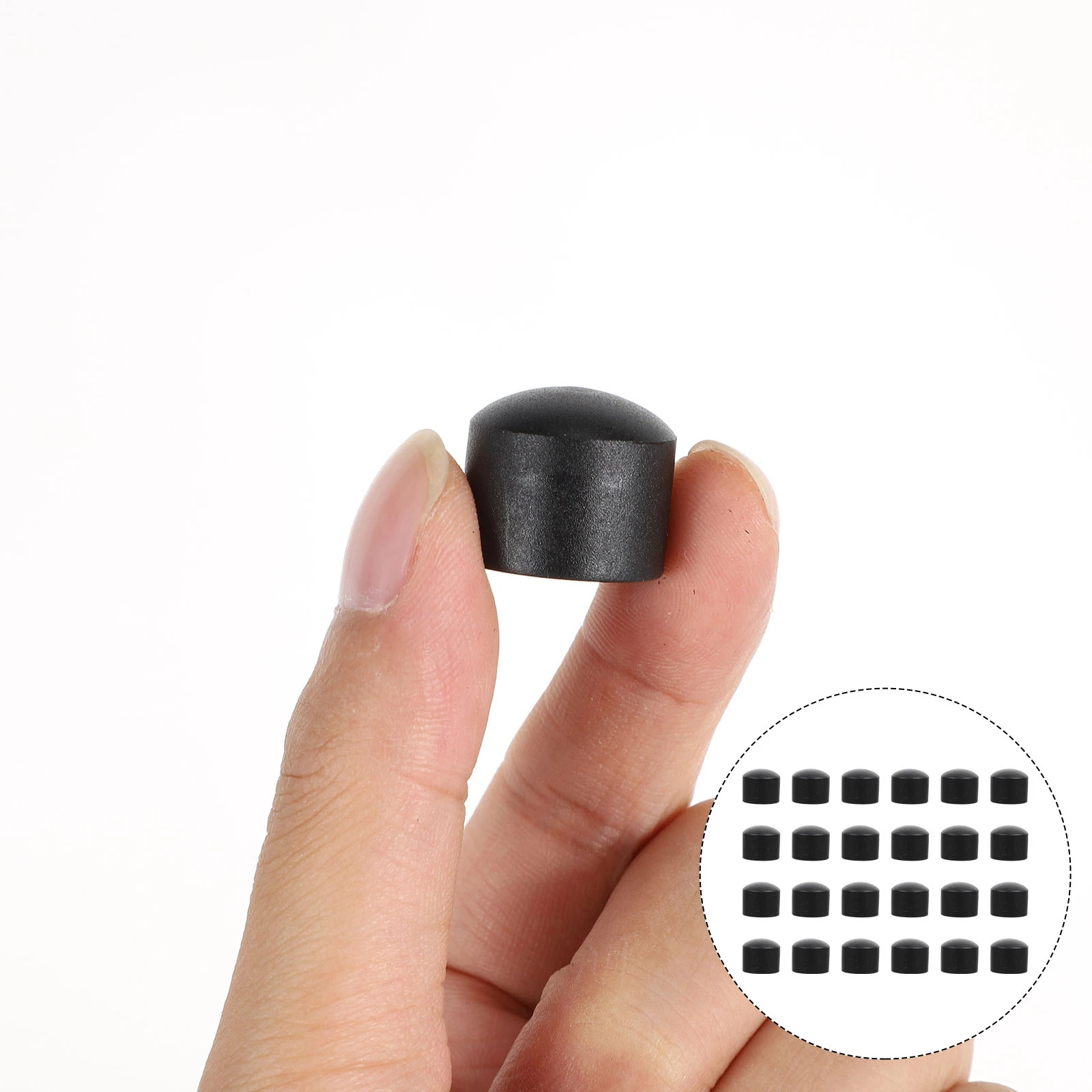 

24pcs Foosball Table End Caps Football Machine Accessories Plastic Replacement For Tabletop Soccer Durable Universal Design Easy
