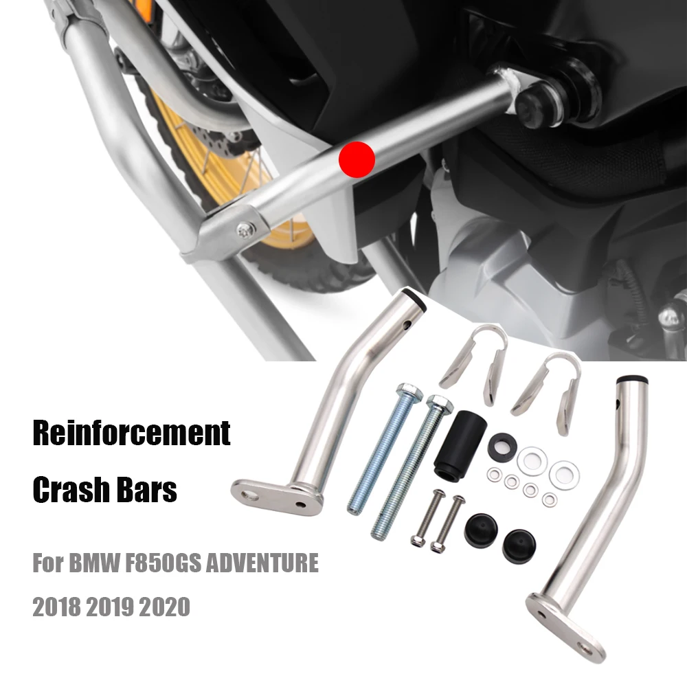 

Motorcycle Original Engine Guard Bar Bumper Reinforcement Crash Bars Fits For BMW F850GS ADVENTURE 2018 2019 2020