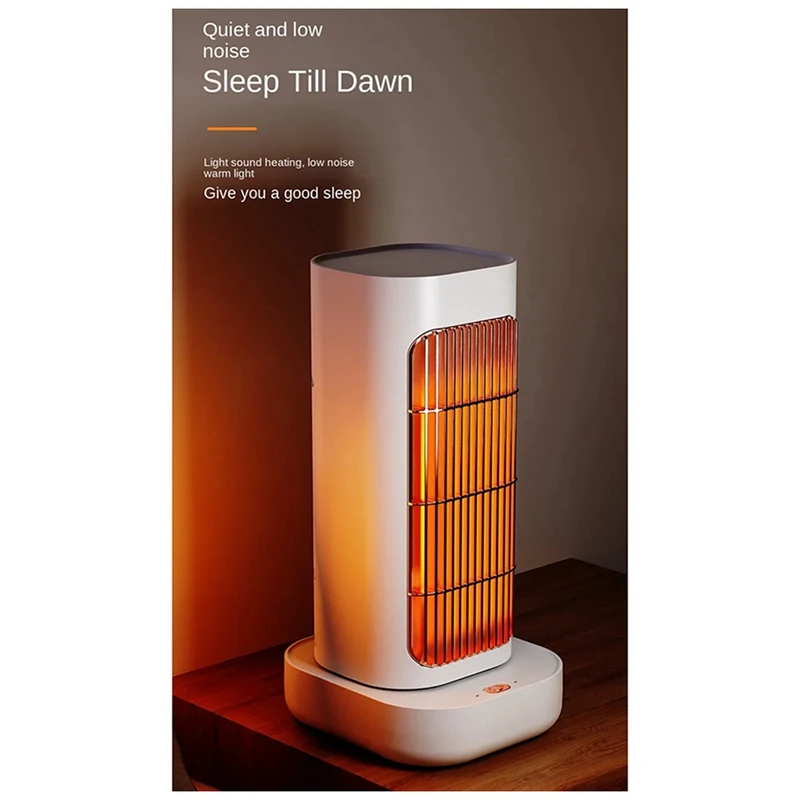 小型デスクトップ電気ヒーター、ポータブルシェーキングヘッド、ptcセラミック高速熱発生器、ホームヒーター、EUプラグ可能ヒーター、1300w