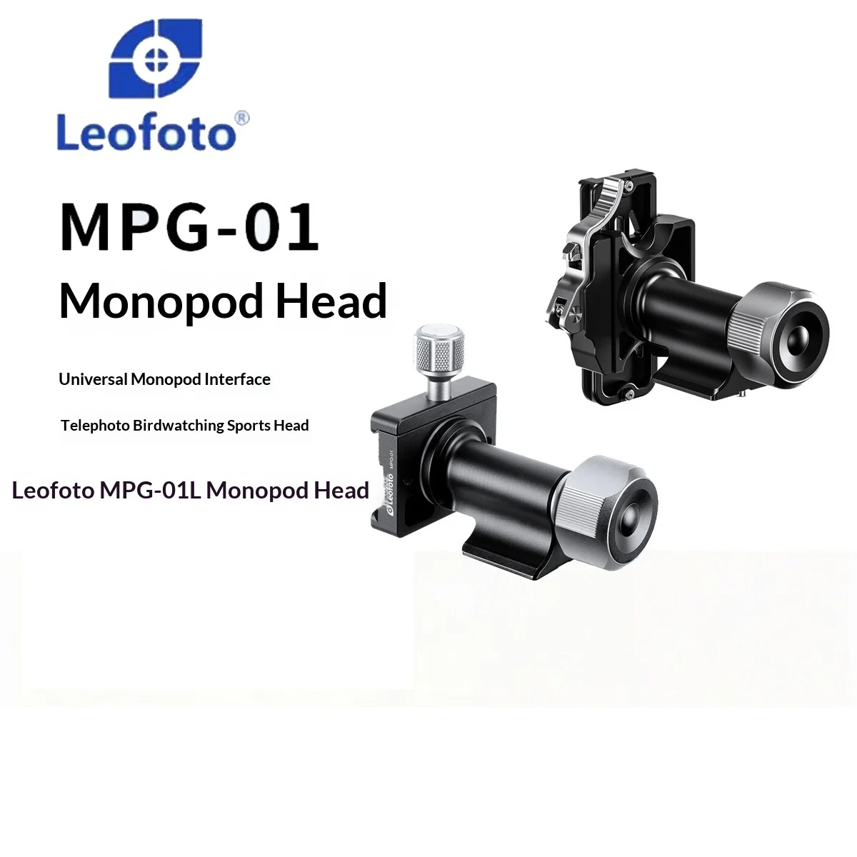 

Leofoto Horizontal Monopod Head MPG01 Arca-Standard Panoramic Tilt Quick-Release Clamp for Vertical Shooting