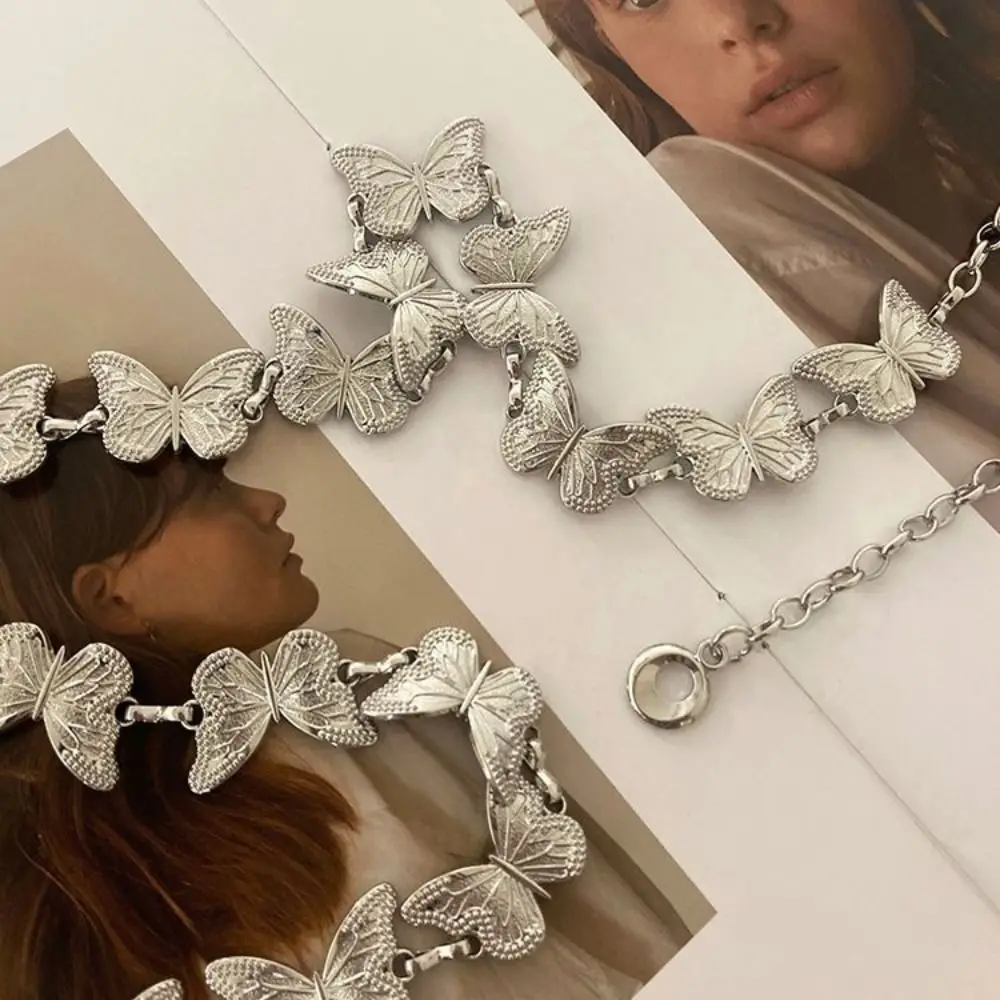 Пояс-бабочка прочный регулируемый винтажный пояс цепочка для тела аксессуары для одежды для женщин