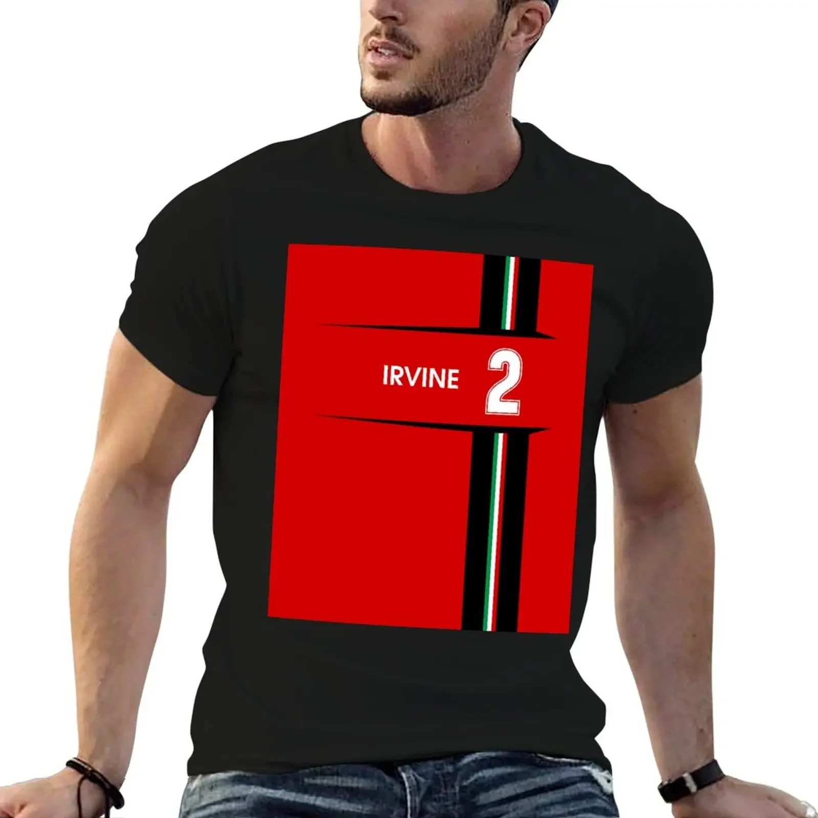 F1 Legends - Eddie Irvine T-Shirt Blouse plus sizes customs t shirts for men