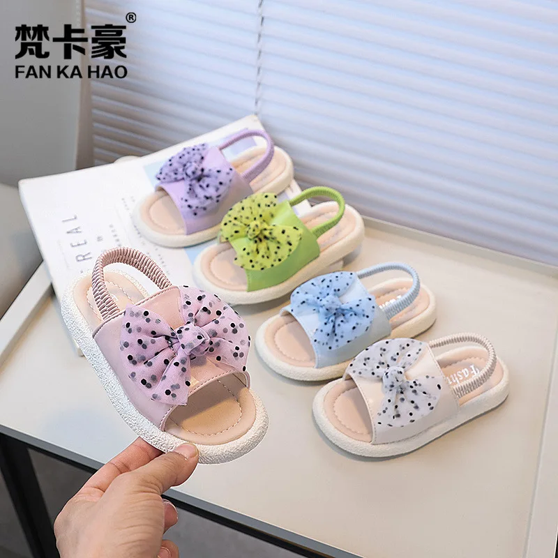 

Clearance Sale 2025 Summer New Kids Flat Sandals Simple Versatile Girls Slippers Comfort Anti Slip Child Beach Shoes Sandalias