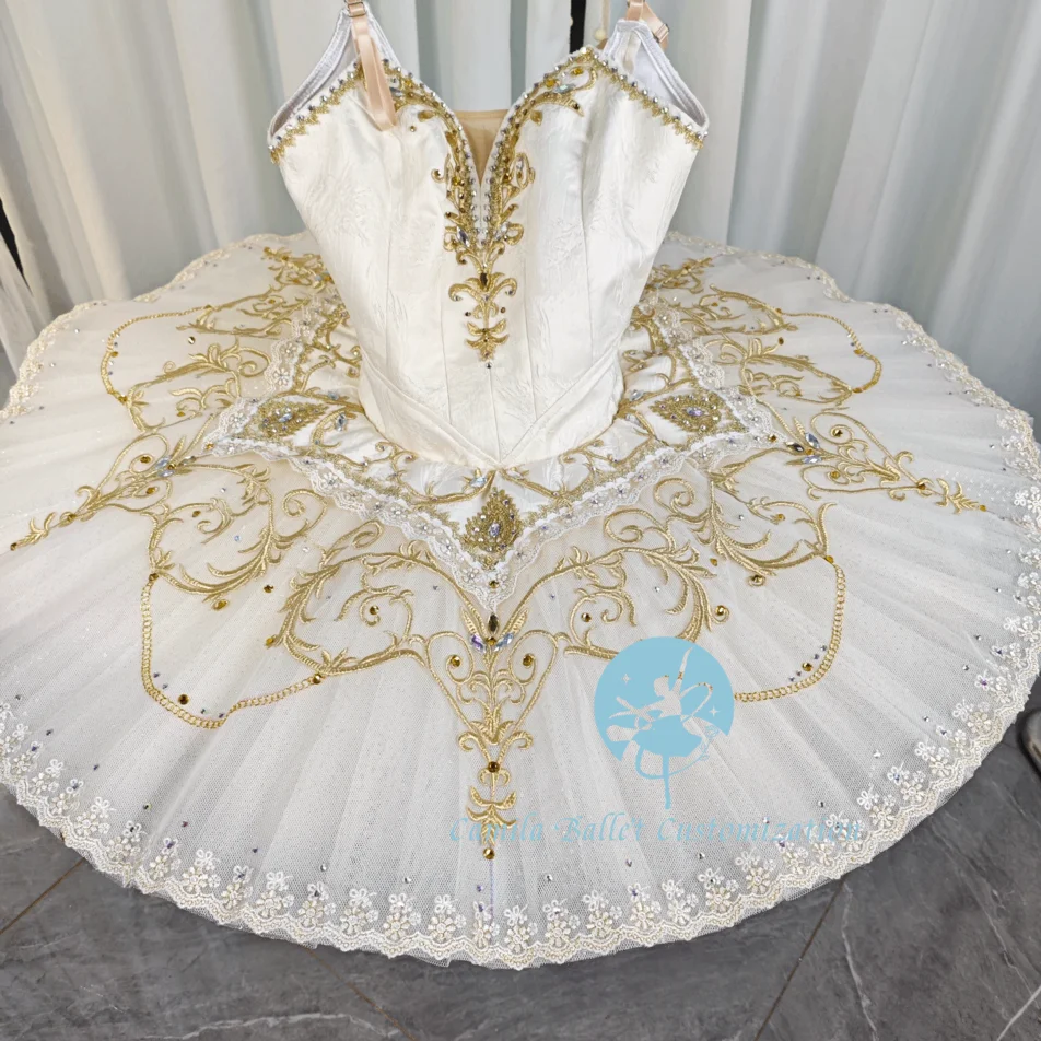 

High-end customized new Sleeping Beauty Silver Fairy ballet competition performance TUTU skirt for adults and children