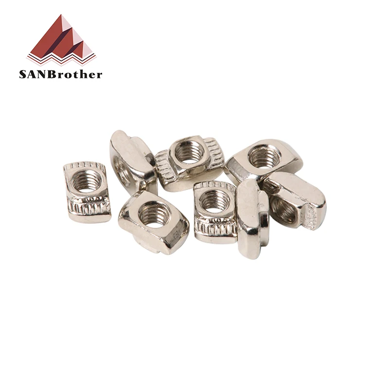 3D Printer Parts Kossel Delta M3 M4 Carbon Steel T type Nuts Fastener Aluminum Connector For 2020 Industrial Profile