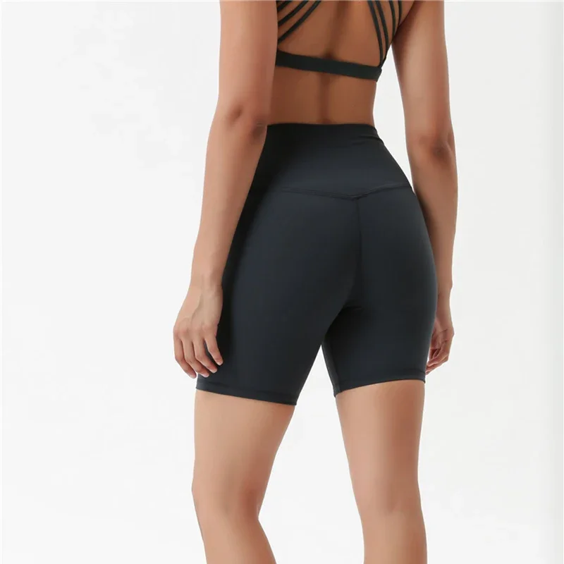 Women Super Stretchy Athletic Shorts High Waisted Workout Shorts Soft Women Fitness Yoga Biker Shorts Running Wear