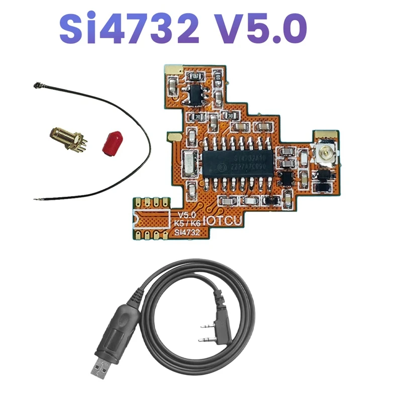 SI4732 V5.0 FPC Modification Module+USB Cable Kit For Quansheng UVK5 K6 HF Shortwave Full Band/Single Sideband Reception