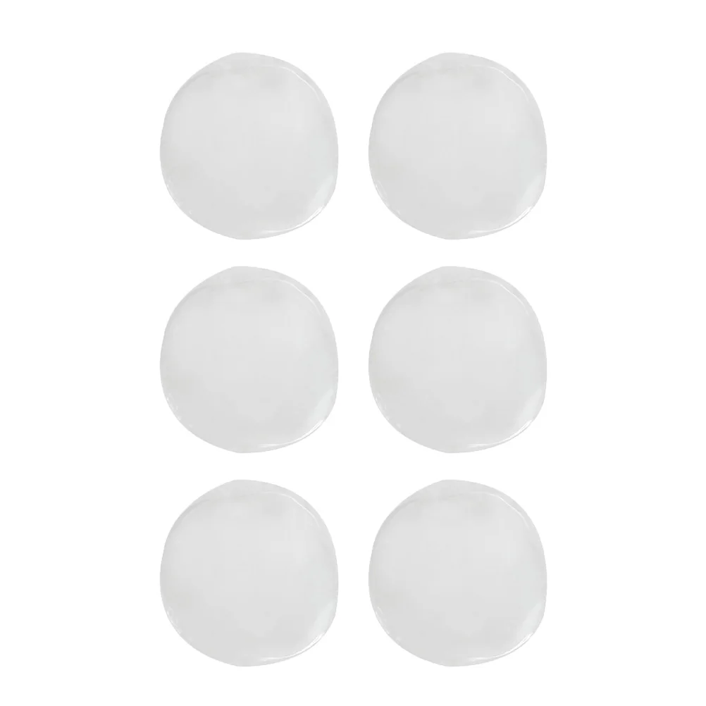

6 Pcs Drum Dampening Gels Noise Absorbing Stickers Mute Pads Accessories Reusable Set Cymbals Musical Instruments